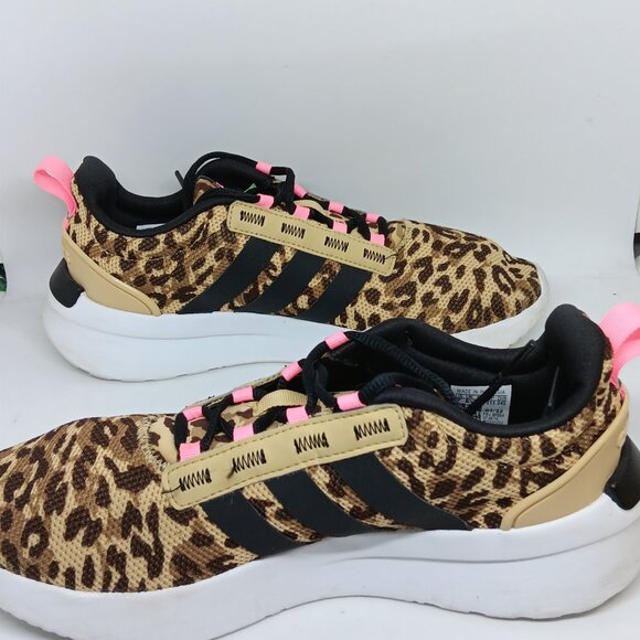 Adidas Child Leopard Racer TR21 Shoes US 7.0 FLOOR SAMPLE SNEAKERS - Picture 5 of 9
